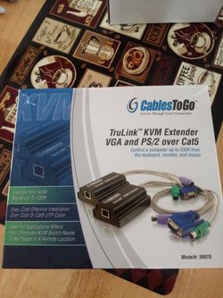 Monitor keyboard and mouse cable extender