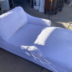 Beautiful White Single Lounge Couch