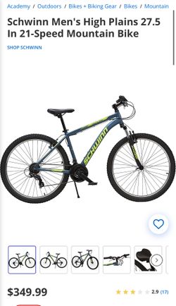 Schwinn Men's High Plains 27.5 In 21-Speed Mountain Bike