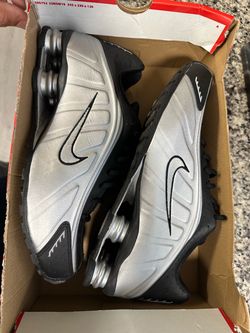 Nike Shox Sneakers Silver and Black