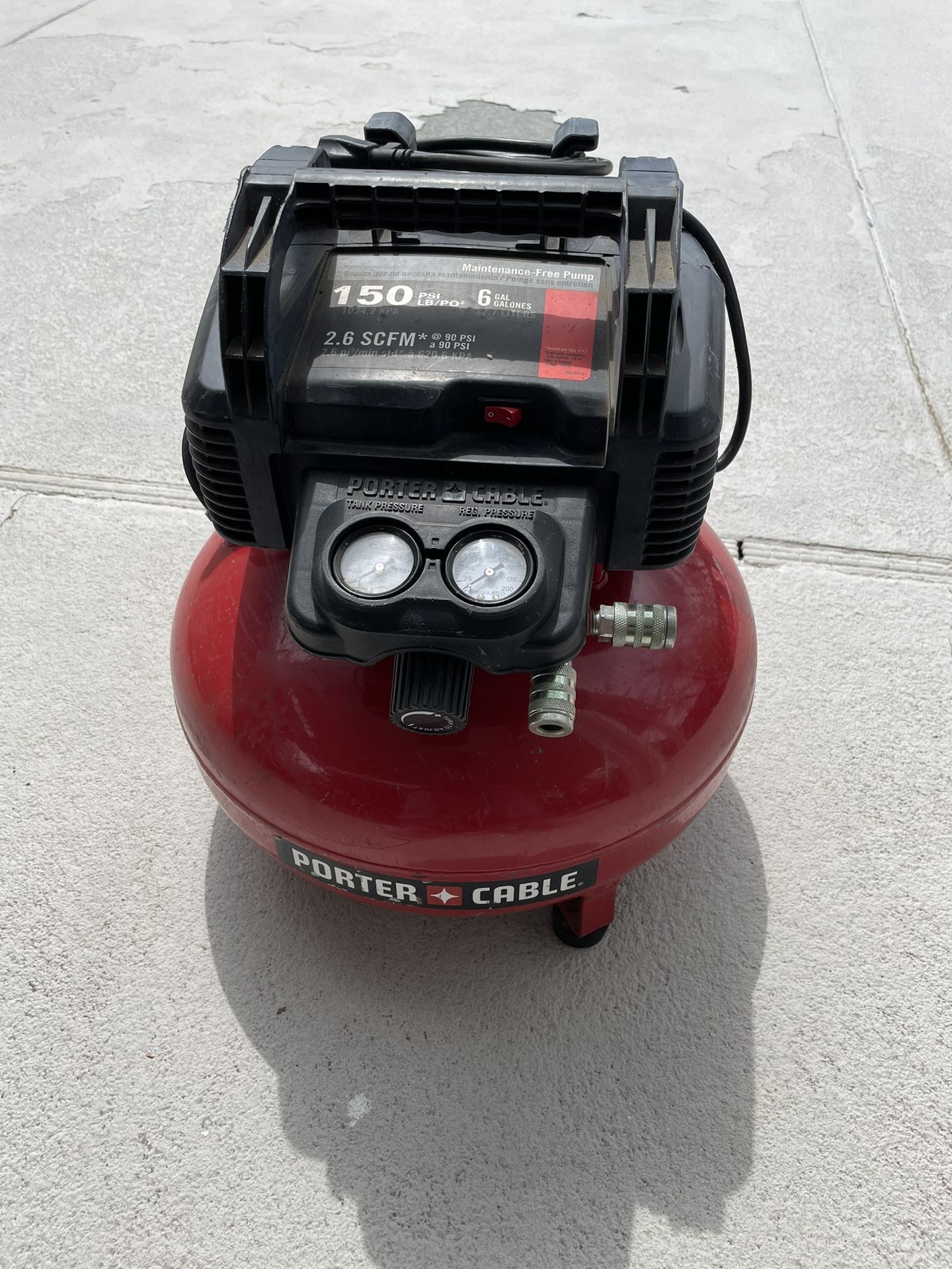 Porter Cable Compressor 150 Psi 