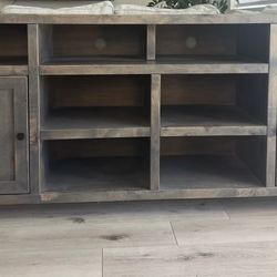 Entertainment console tv console solid wood