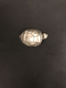 Vintage Kirk Pewter Small Turtle