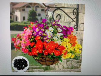 Outdoor Artificial Hanging Flowers