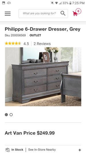 Philippe 6 Drawer Dresser For Sale In Oakbrook Terrace Il Offerup