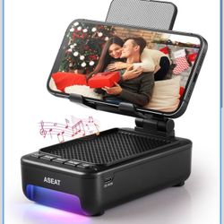 Brand new Cell Phone Stand with Bluetooth Speaker&Led Color Changing Light, Unique Gifts for Women Dad Her Husband, Cool Tech Gadget Wireless Speaker,