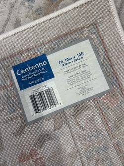 8 x 10 floor rug white