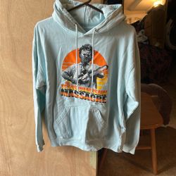 Texas Chainsaw Massacre Hoddie Light Blue (m) $20
