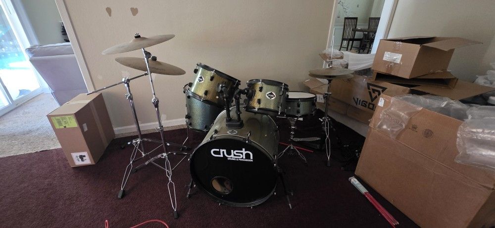 Crush Chameleon Drum Set