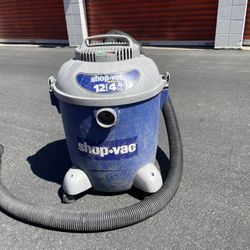 12 Gal—4 HP. SHOP  VAC