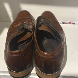 Shoes Stacy Adams Dickinson Cap Toe Oxford Cognac Leather