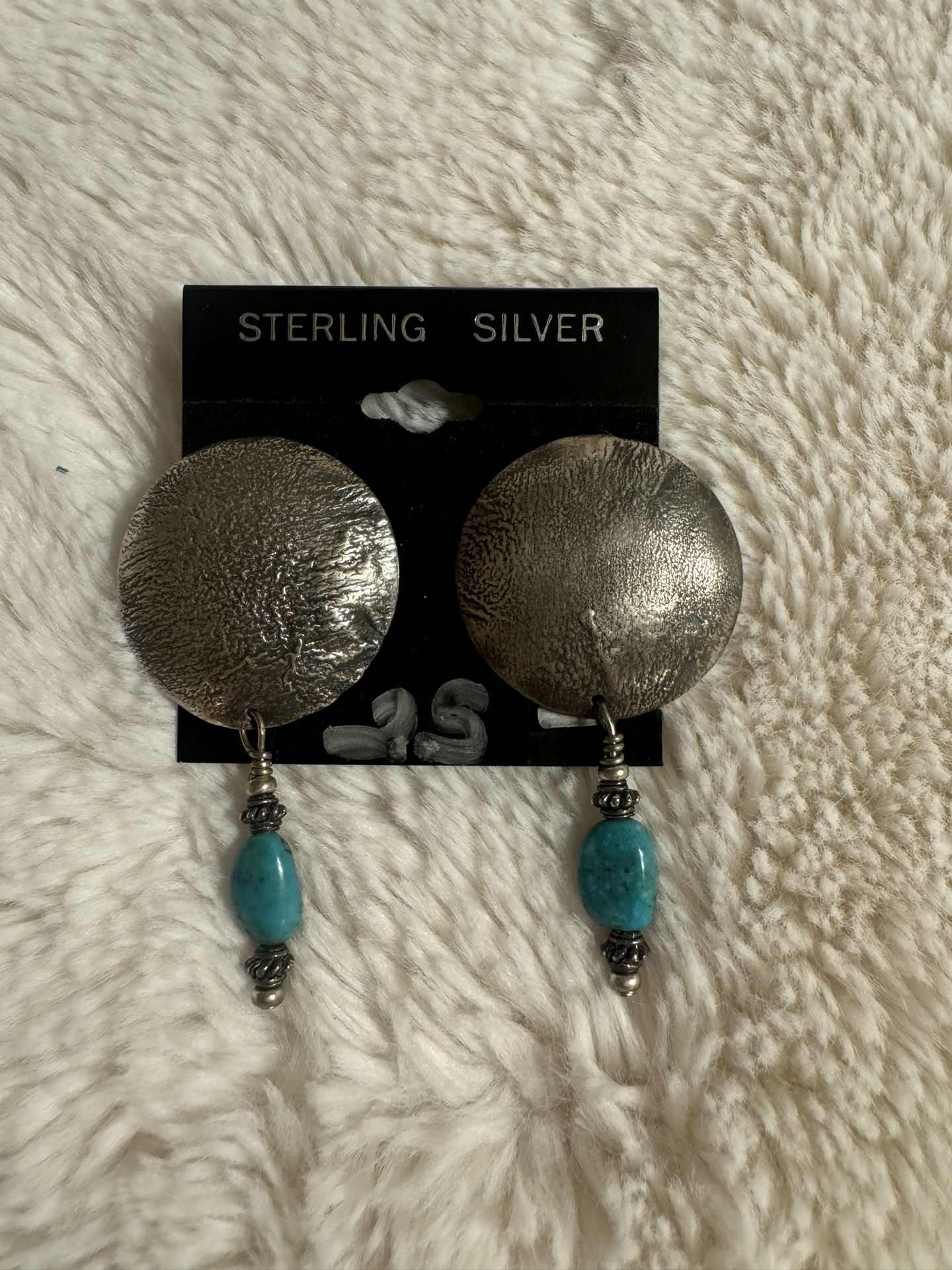 Sterling Silver/ Turquoise Earrings