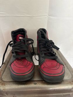 Vans x Marvel High-Top Sneakers Red Black