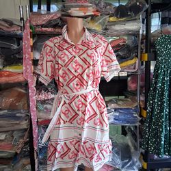 Women's Short Sleeves Mini Dress