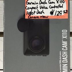 Garmin Dash Cam X110 Compact Voice Controlled 1080P Dash Camera New 