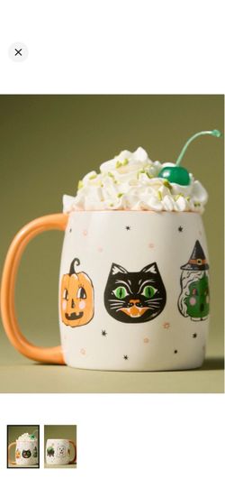 Anthropologie Halloween 2025 Mug NIB
