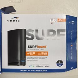 Arris Surfboard Wi-fi Cable Modem Ax3000