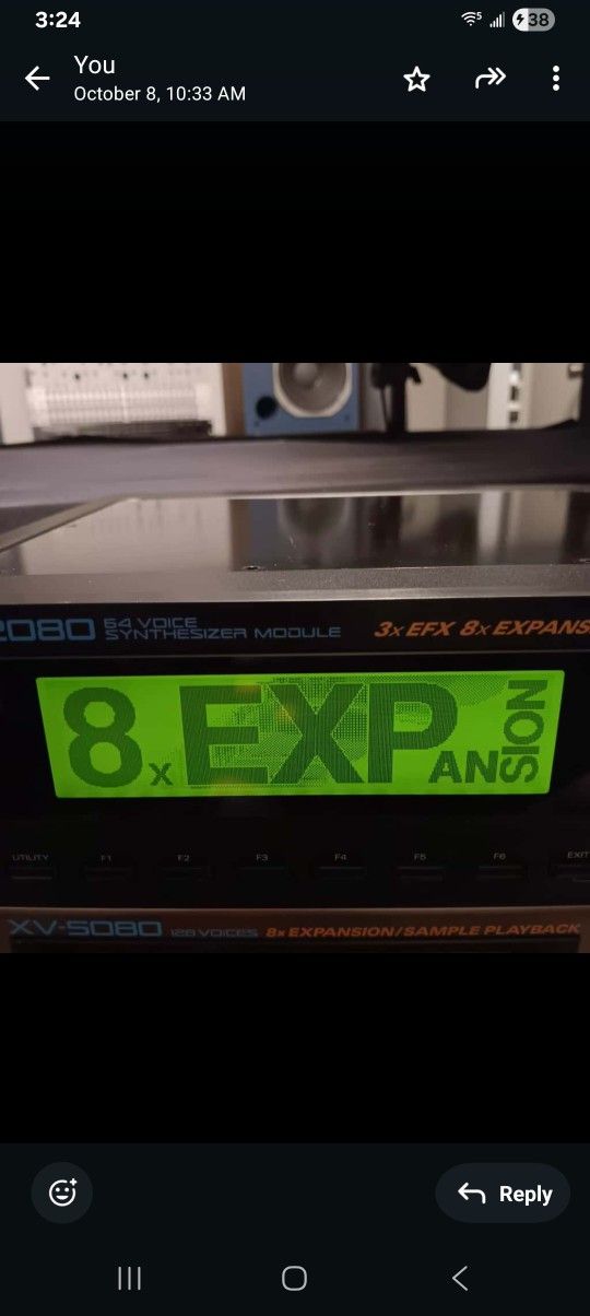 Roland JV-2080 Sound Module Rack Expandable 