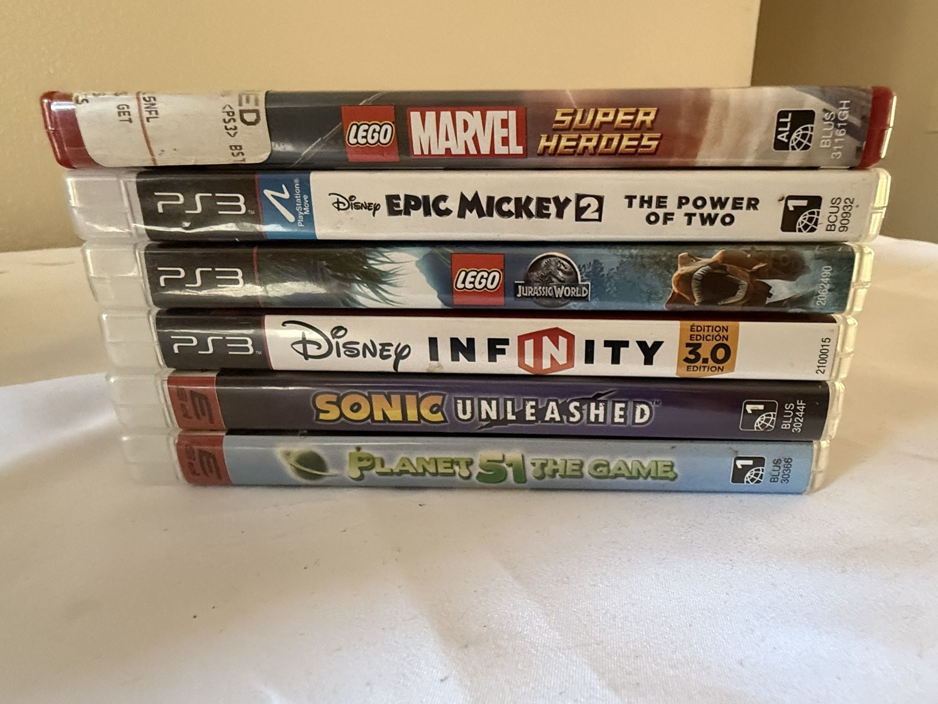 PS3 Family Fun Bundle: 6 Games (LEGO, Disney) - $90 (Today Only)