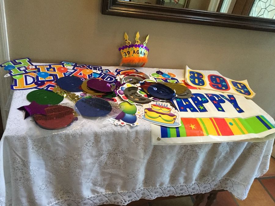Happy Birthday Supplies