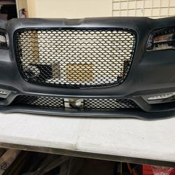 For 2012-2024 Chrysler 300 C Conversion to SRT Front Bumper Conversion Kit head light included