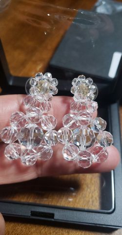 Transparent Drop Earings