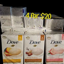 Dove Bars 6 CT (Several Scents Available) 