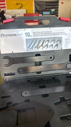 Power built  10 piece master fan clutch wrench set