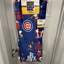 Chicago Cubs x Snoopy Blanket 