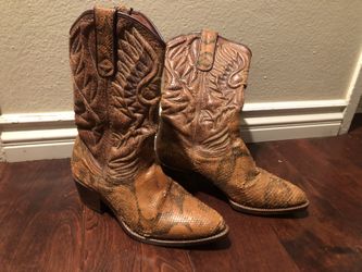 Snake Skin Boots 