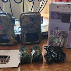 NEW!! 2 Digital Trail Cameras