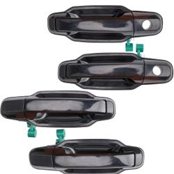 2003--09--Kia-Sorento-EX Front Rear Left Right Exterior Door Handle Black 4PCS