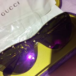 Gucci Cat-Eye Mask Sunglasses 