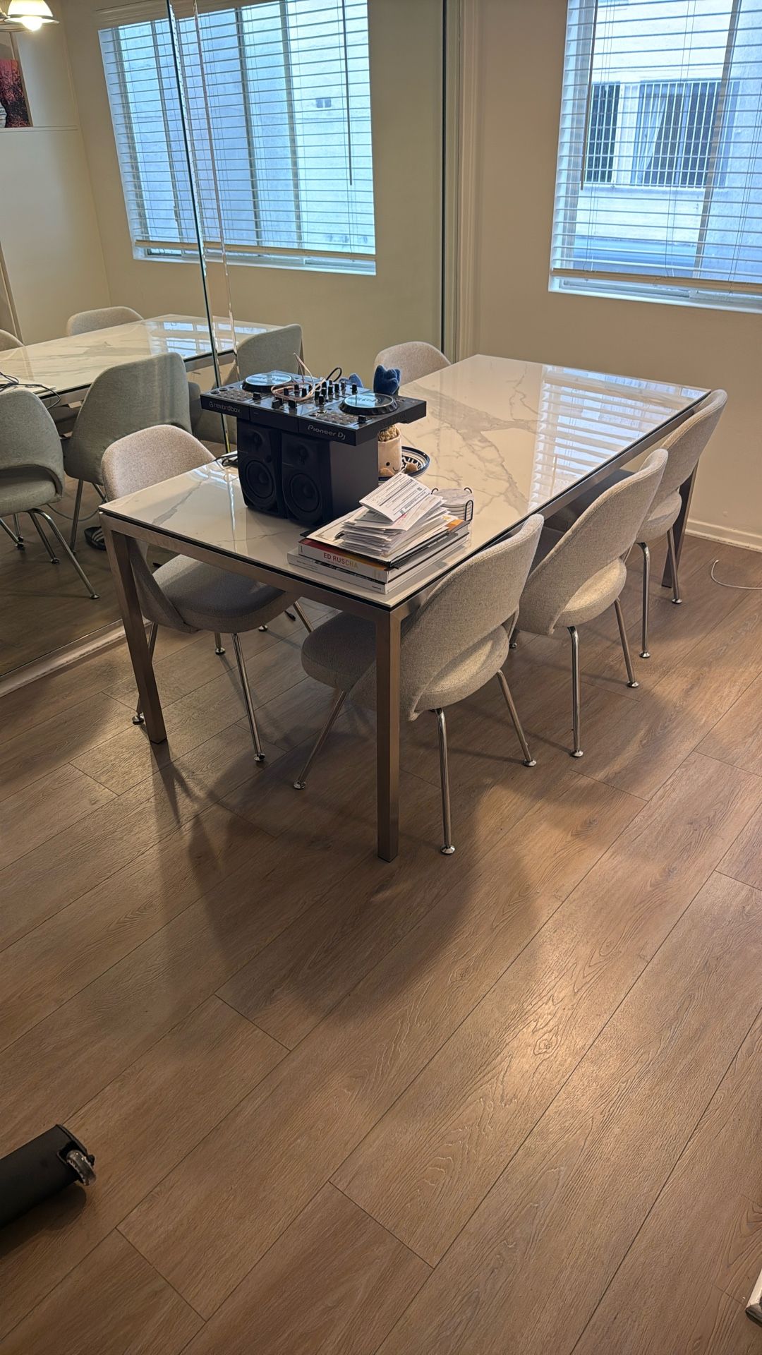 Table + Six Chairs For Sale