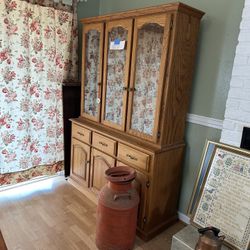 Love Seat, China Hutch, Entertainment Center, Dresser, Washer, dryer, Desk