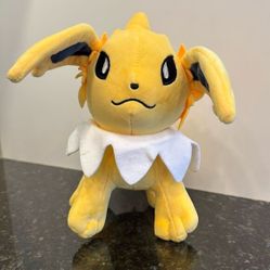 Pokemon Jupy Thunder stuffed plush Soft Toy Action Figure kid toy gift. 10” 
