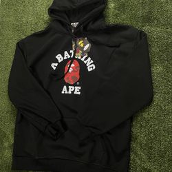 Red And Black Bape Hoodie Sizes S  L 