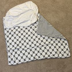 Crib Blanket And Fitted sheet
