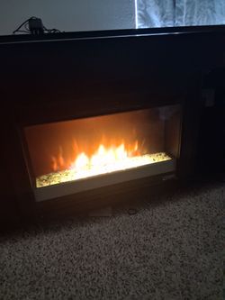 Electric Fireplace Insert with Flame Effect