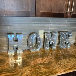 Light Up Home Letters