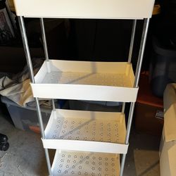 4-Tier Rolling Storage Cart