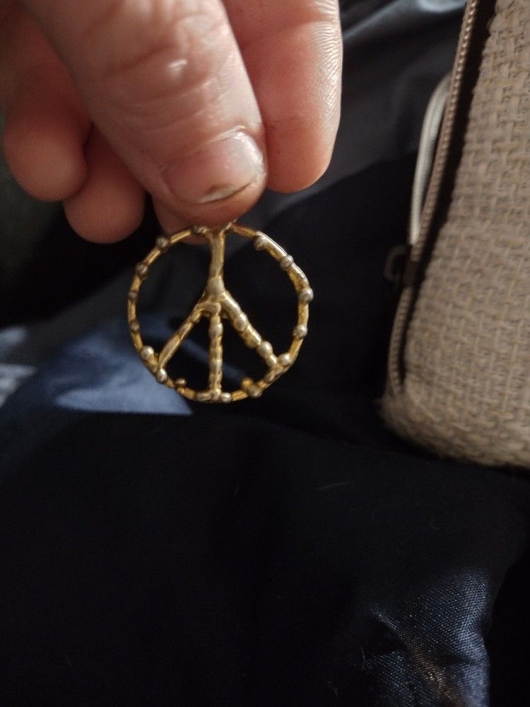 Peace Sign Pendant