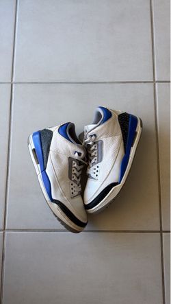 Jordan 3 racer blue size 10.5