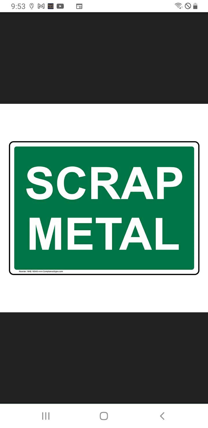 Will Pick Up Scrap Metal free