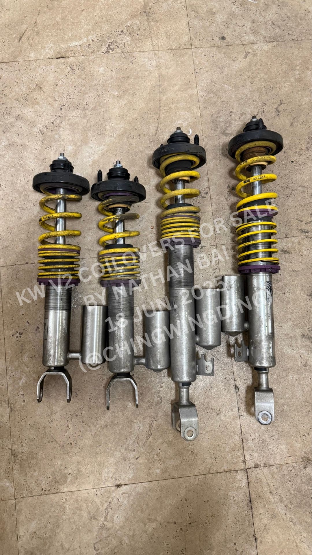 KW V2 Coilovers For Honda S2000