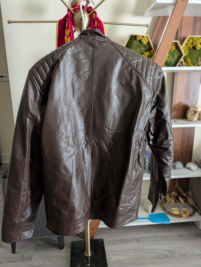 Male And Female Leather Jacket