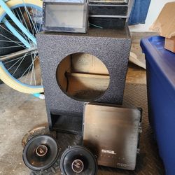 Jvc Radio Pro  Box For 10 Ich Touch Screen Radio Bluetooth And WiFi  Everthting For 150 Amp Is 1500 Watts Ssl. And Speakers Door For Chevy 2000 To 07
