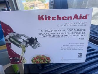 NEW KitchenAid Spiralizer Attachment – In Box (Peel/Core/Slice)”