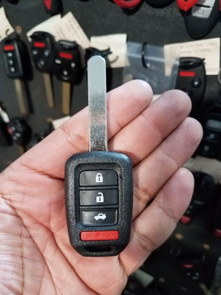 $100 in Upland/Ontario | 2013-22 Honda Head Key & Remote Copy (CRV, Crosstour, Pilot, Accord, Fit, Civic, HRV)
