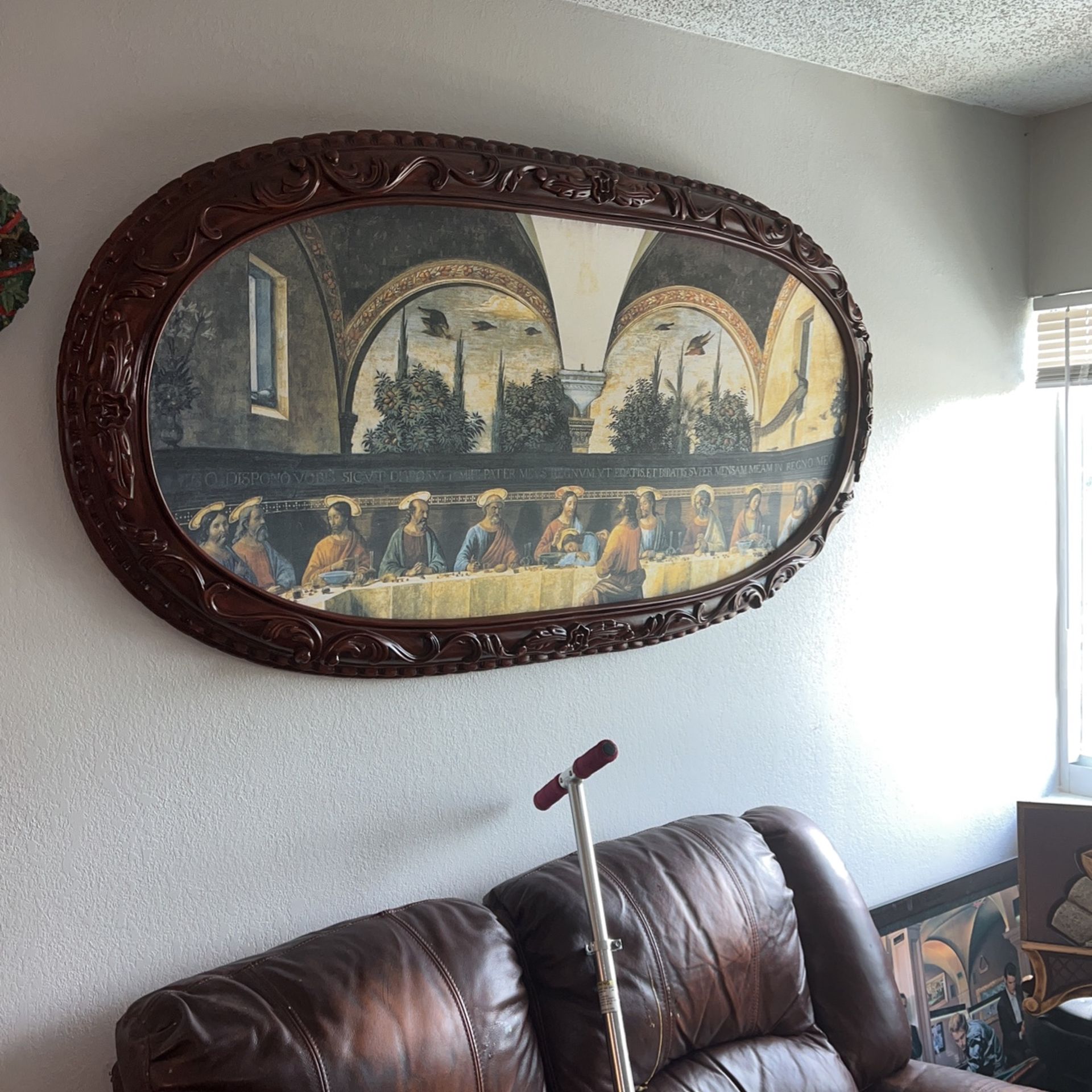 Cuadro Con Madera. Dura. La. Santa Cena. $60